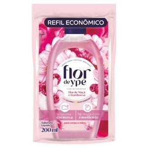 SABONETE LÍQUIDO REFIL FLOR DE YPÊ MAÇÃ/FRAMBOESA 200ML