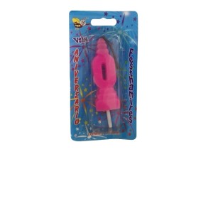 VELA ANIVERSÁRIO N 0 - ROSA