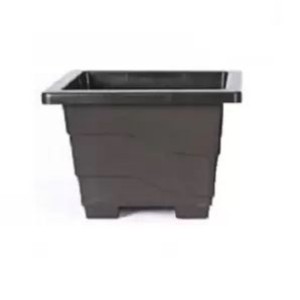 VASO 25 VQ PRETO QUADRADO