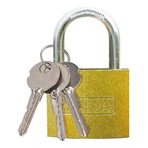 CADEADO HALER/SAFARIMAX MEDIO C/CHAVE