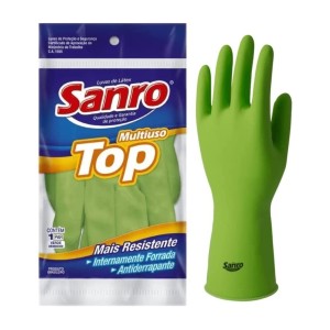 LUVA BORRACHA SANRO TOP P
