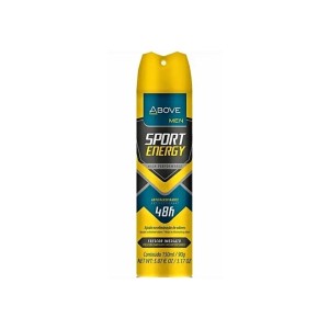 DESODORANTE ABOVE MEN AEROSOL 150ML SPORT ENERGY