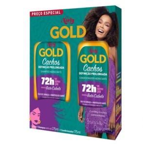KIT SHAMP+COND NIELY GOLD CACHOS 72H