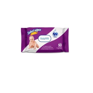 LENÇOS UMEDECIDOS SELECT WIPES 50UN